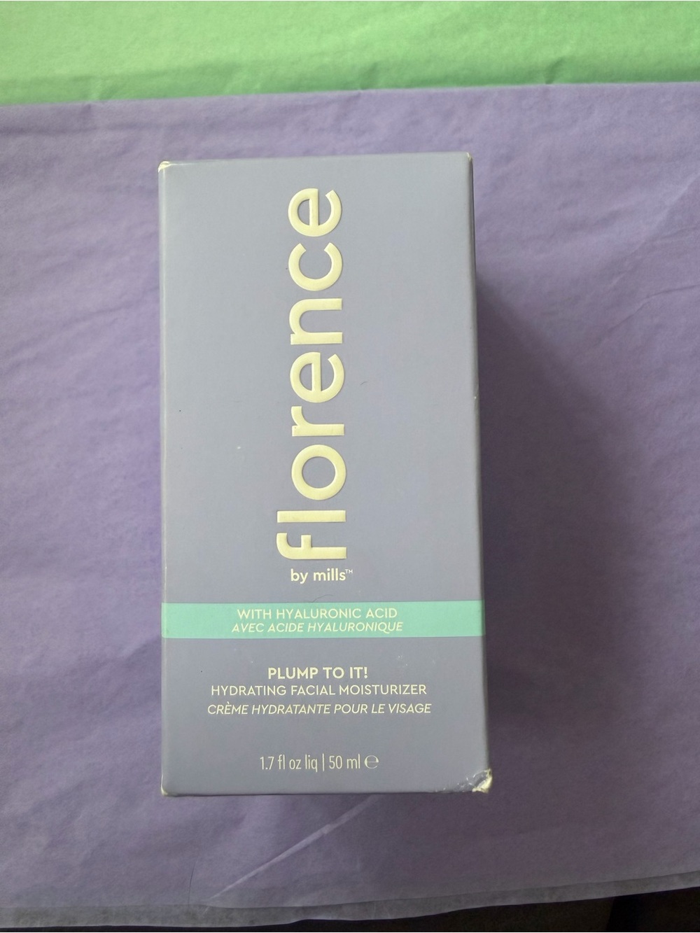 Florence by Mills Plump To It Hydrating Facial Moisturizer โ Lavender